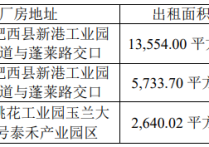 泰禾智能对外出租部分厂房总租金703184826元