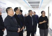 淮安市人力资源和社会保障局领导来我校考察大学生创业园